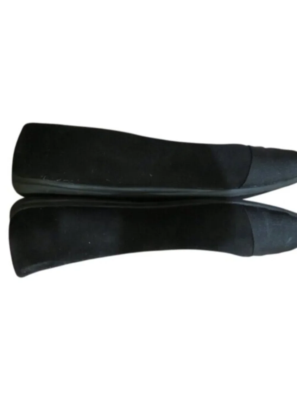 Hotcakes Black Vegan Suede Leather Ballet Flats 8.5